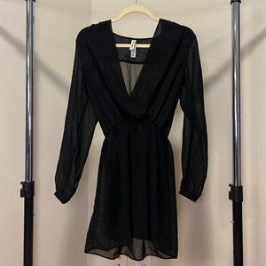 Aeropostale | Bethany Mota | Sheer Black Dress - XS